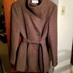 Calvin Klein textured coat